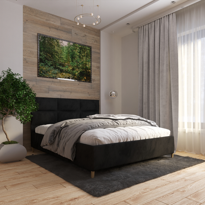 Двуспальная кровать с подъемным механизмом Мидл, 120х200