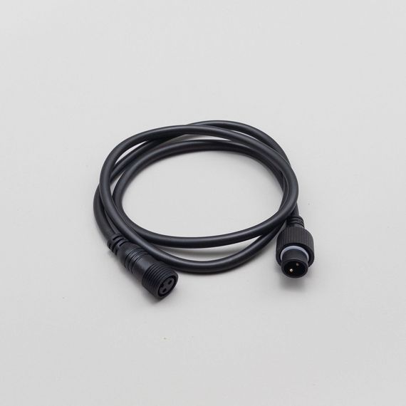 Соединитель 1 м. для бахромы, занавесов и нитей, 220В., провод черный каучук, IP65, LTC (LLS1M-1)