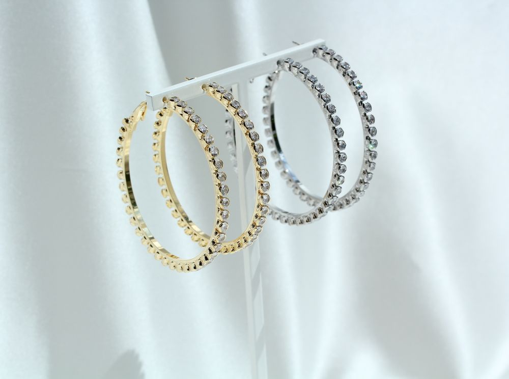 Серьги кольца 5,5см