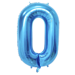 Шар цифра СИНЯЯ 100см
