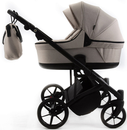 Детская коляска Adamex Leo Duo 2 в 1 TK20 (СВЕТЛО-БЕЖЕВЫЙ)