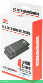 Бокс для накопителя AgeStar 3UBNF5C черный