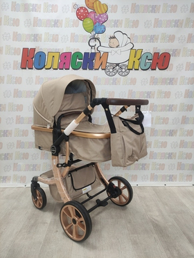 Коляска трансформер Farfello Aimile Original New Gold Кремовый