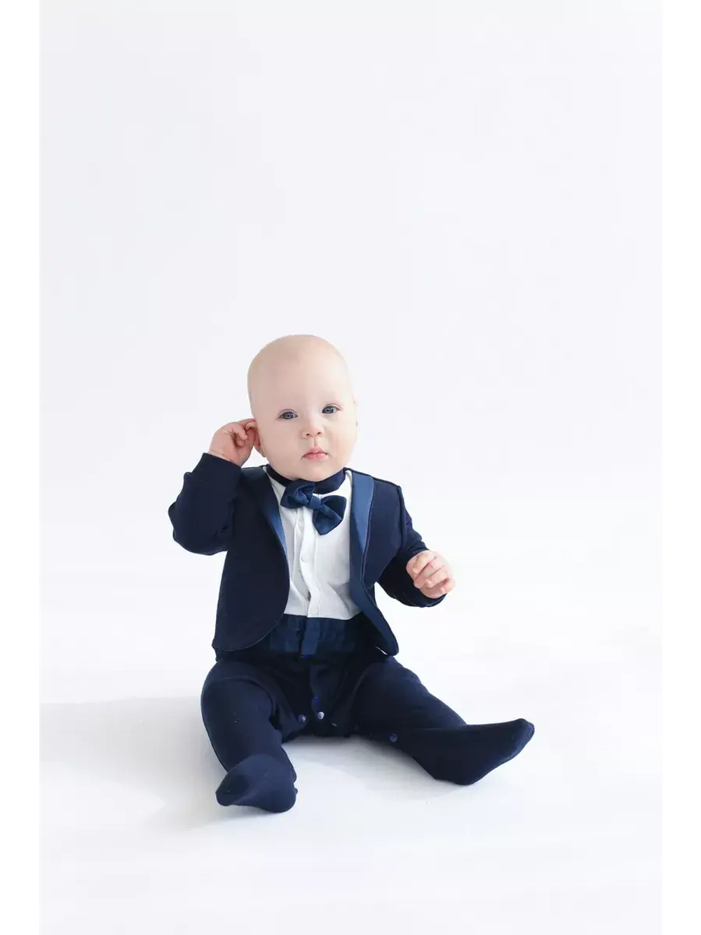 комбинезон нарядный детский смокинг