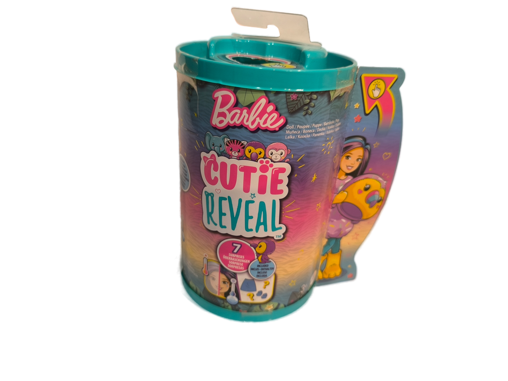 Барби Cutie Reveal Тукан HKR16, кукла-сюрприз в костюме птицы