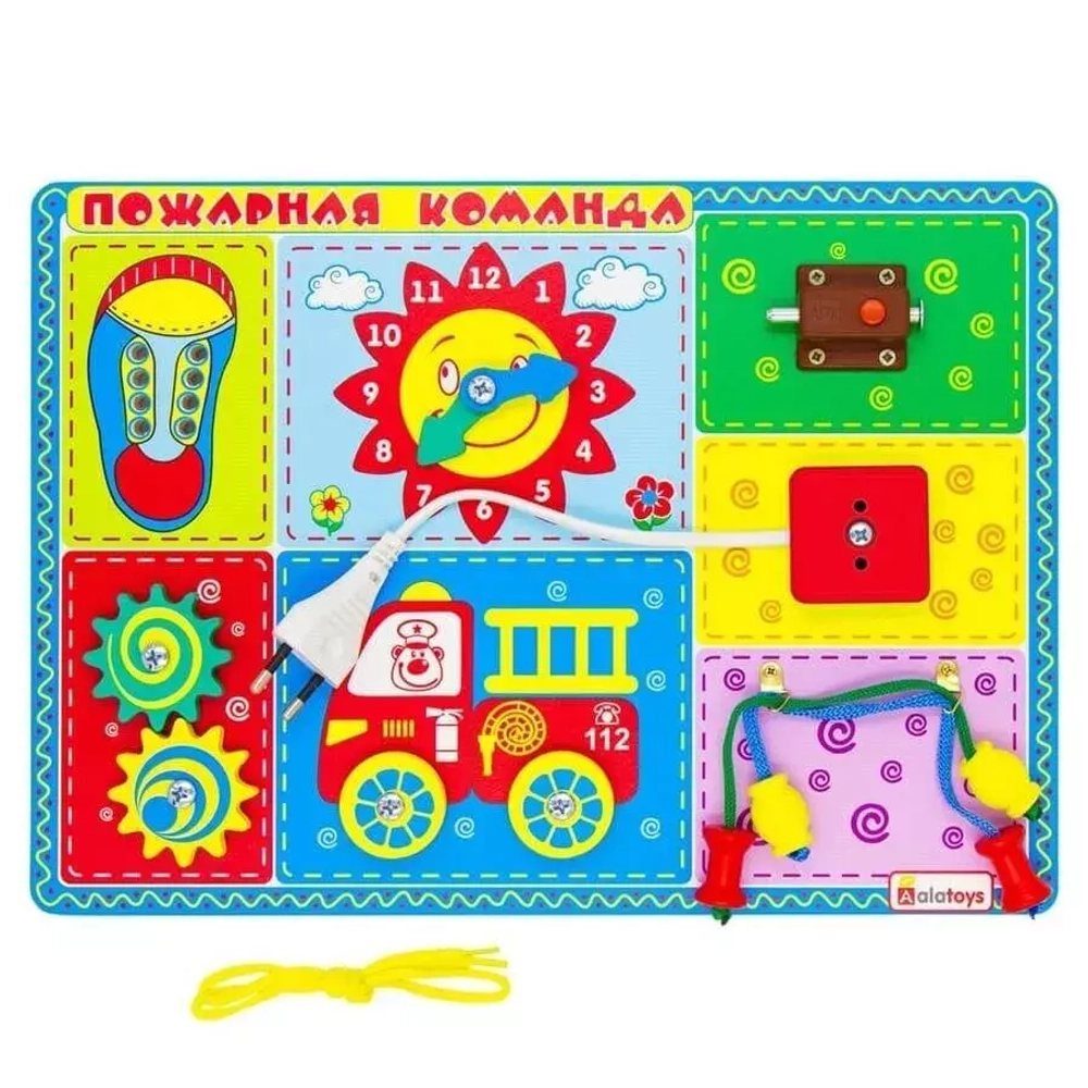 ББ108/Бизиборд Пожарная команда/