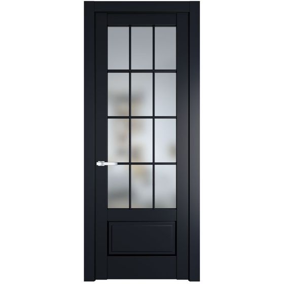 Межкомнатная дверь эмаль Profil Doors 3.2.2 (р.12) PD нэви блу стекло матовое