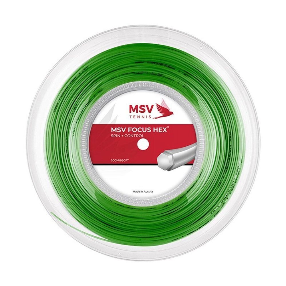 Струны для тенниса MSV FOCUS HEX  Бобины 200 м