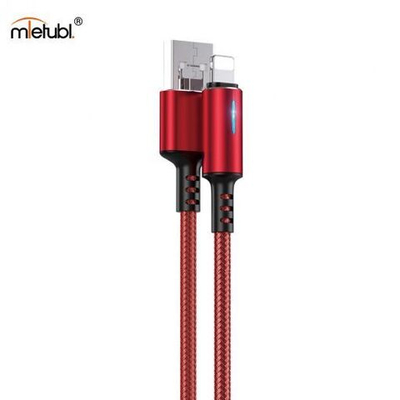 Кабель Mietubl MTB-CL07 USB-Lightning 3A 1м Braided Red