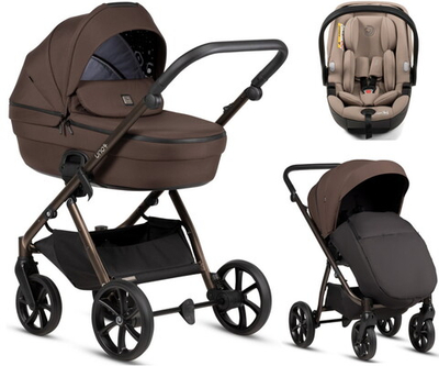 Детская коляска Tutis Uno 6 Plus Essential collection 3 в 1 с автокреслом Beno Beige 1602147 Tiramissu