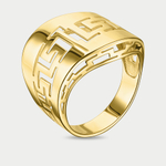 Женское кольцо из желтого золота 585 пробы без вставки (арт. 10-20000-1498)