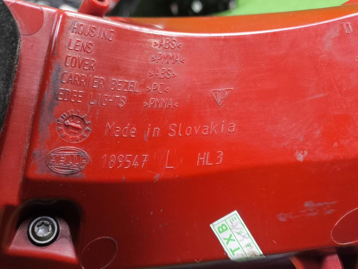 Фонарь левый внешний Porsche Macan 95b (2014-2018)