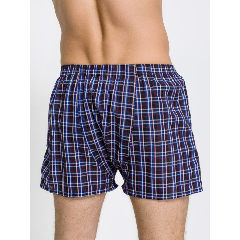 Набор мужских трусов-шортов в клетку (3 шт) PRIORITY PBM-1523