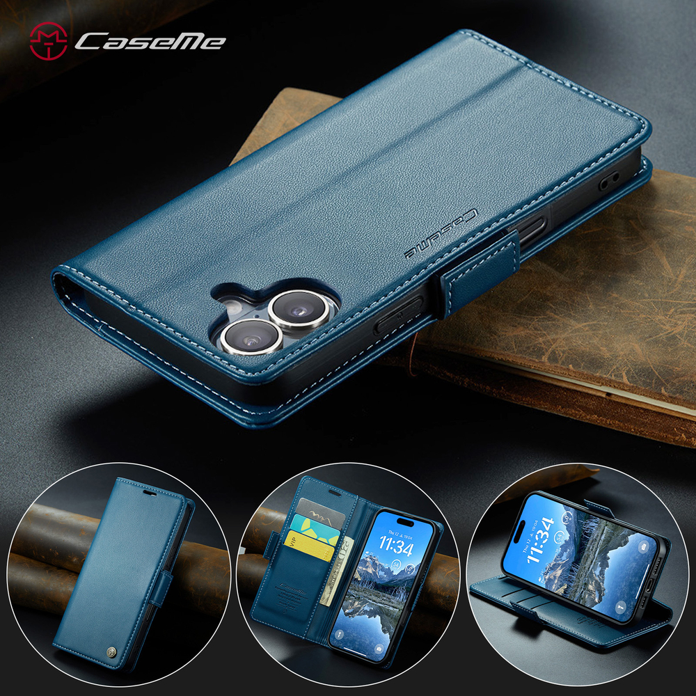 Чехол-книжка CaseMe Smooth iPhone 16