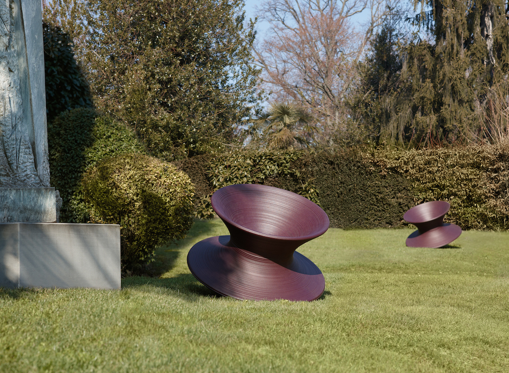 Кресло Magis Spun фиолетовое