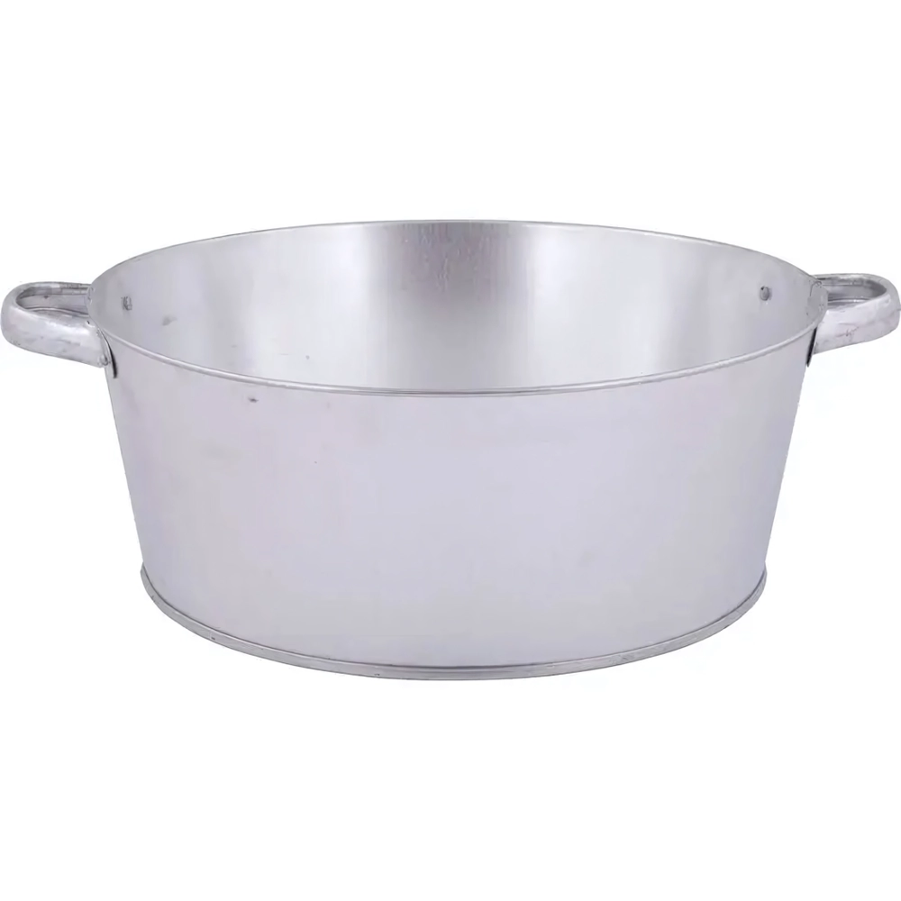 Таз круглый оцинкованный 13л