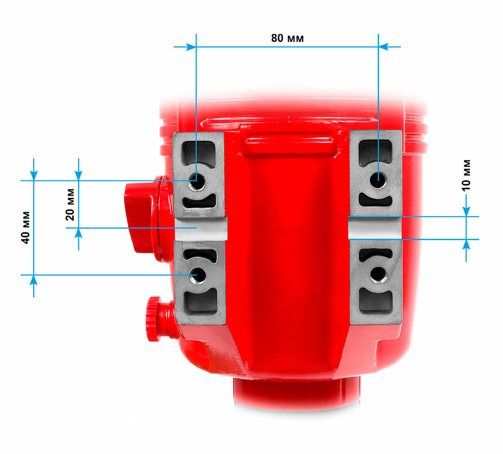 Двигатель алмазного бурения MESSER DM350Е  500мм 3,5 кВт, 360/750/1000 об/мин с PRCD