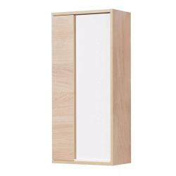 Шкаф подвесной Акватон Бостон одностворчатый, дуб светлый
