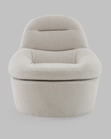 Лаунж-кресло Wait, светло-серый шенилл