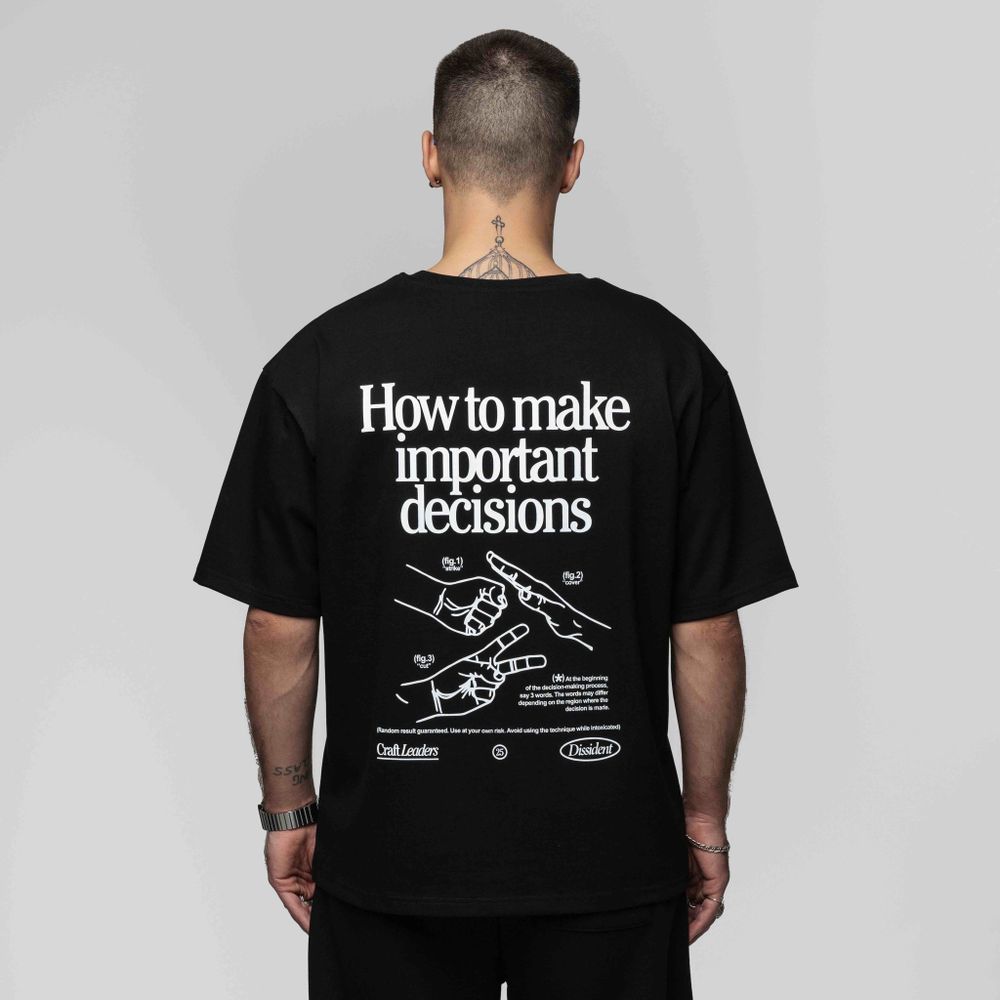 Футболка Dissident Decisions черная