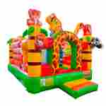 Коммерческий надувной батут «Сафари-экскурсия 3»,  4x3.5x2,5 м