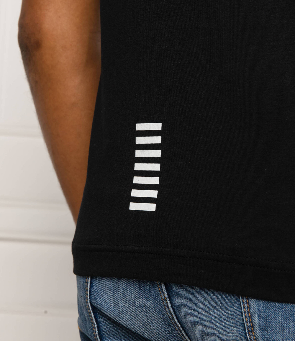 Поло EA7 - черный(8NPF04 PJM5Z)