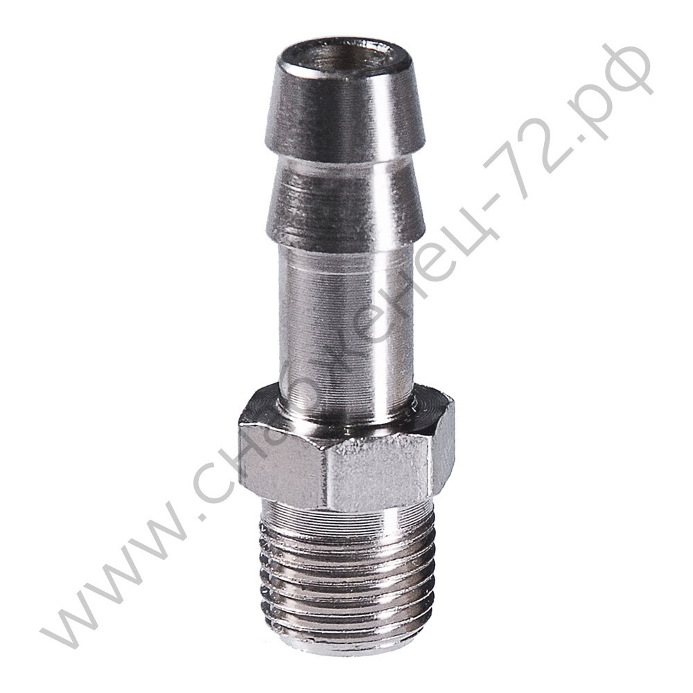 FUBAG Переходник 1/8 дюйма M на елочку 8мм с обжимным кольцом 11Х13мм