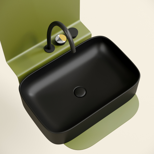 Раковина Ceramica Nova Element 60,5, см CN6053MB чёрный матовый