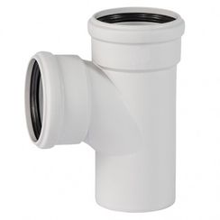 Тройник Ostendorf 110х56х87гр. SKEA бесшумная светло-серая PP-MD