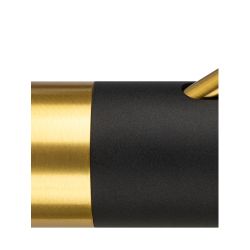 Светильник подвесной (подвес) ЭРА PL33 BK/GD MR16 GU10 потолочный цилиндр черный, золото | Подвесные светильники