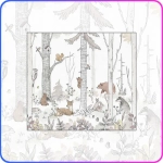 Фотообои детские Лесные животные 300х270 см Luxury Walls AM38303