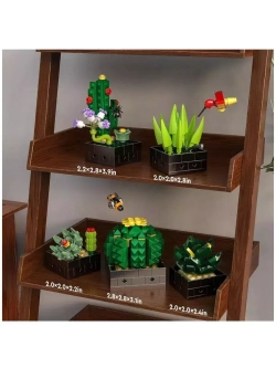 Конструктор цветы Суккуленты 590 деталей