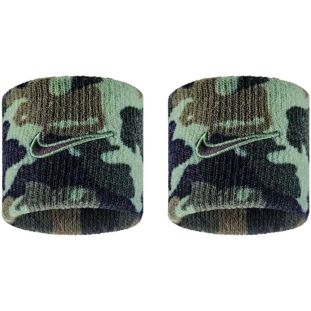 Теннисные напульсники Nike Swoosh 2P - oil green/sequoia/black