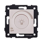 Светорегулятор универсальный 500W, кашемир матовый Kollinger REA-027CM для Aspekt, Eleganz, Reflex