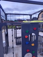 Детская площадка Савушка КУБ-5 (Серый) с подушками