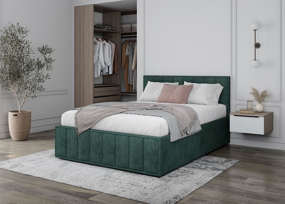 Кровать Лана (М) 1,8 (Зелёный Софт), ДСВ-Мебель, г. Пенза