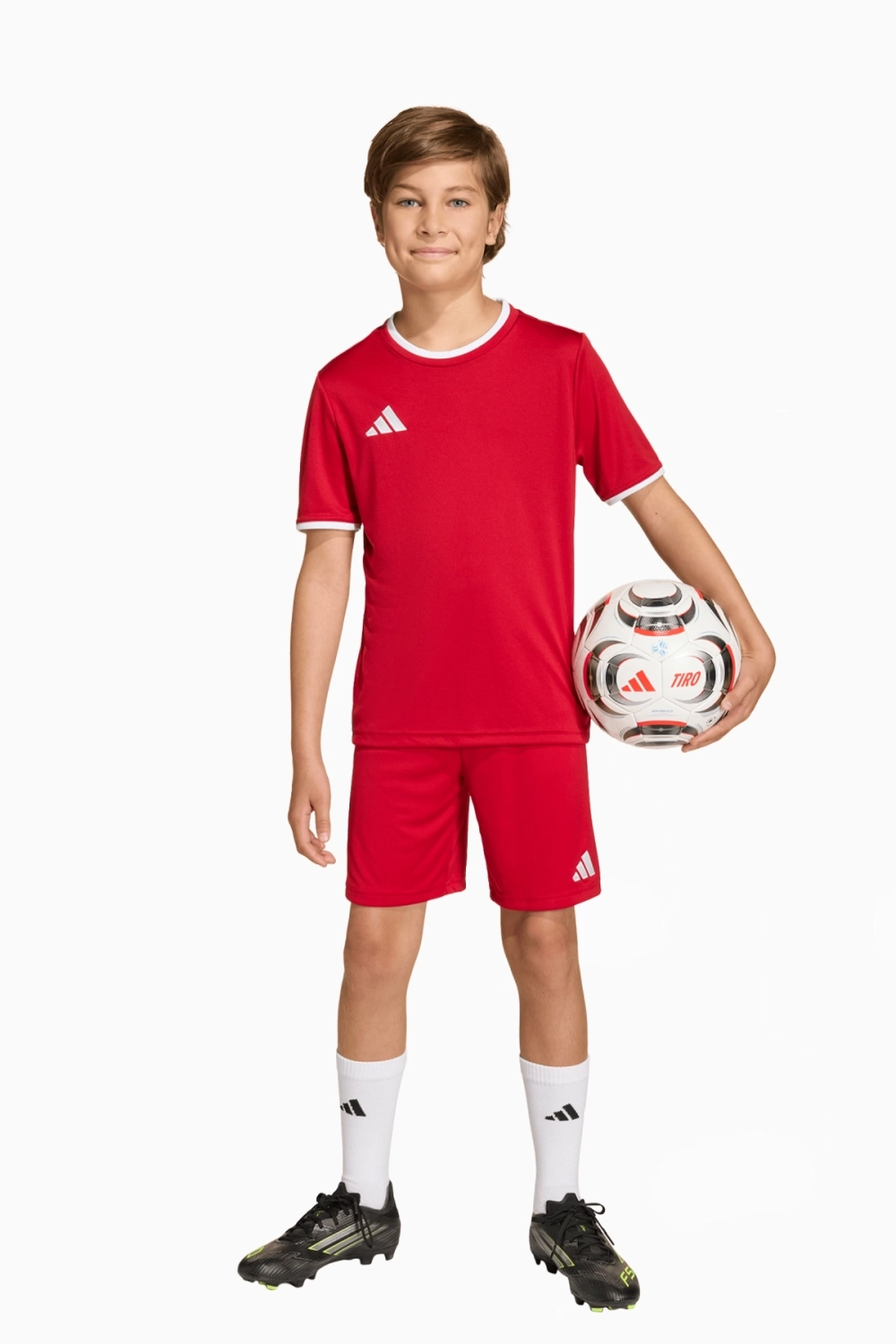 Шорты adidas Entrada 26 Junior - красный