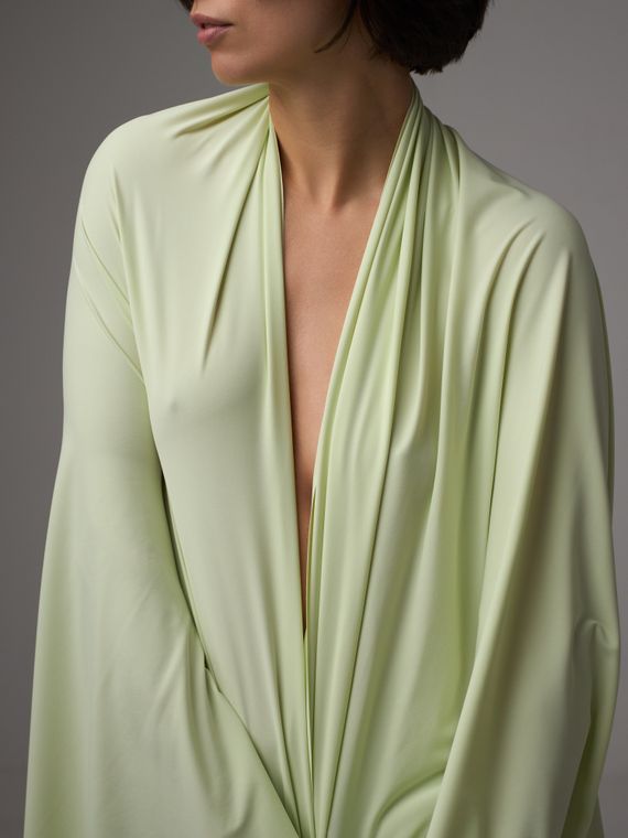 Микрофибра бельевая, эффект хлопка, Турция, лайм