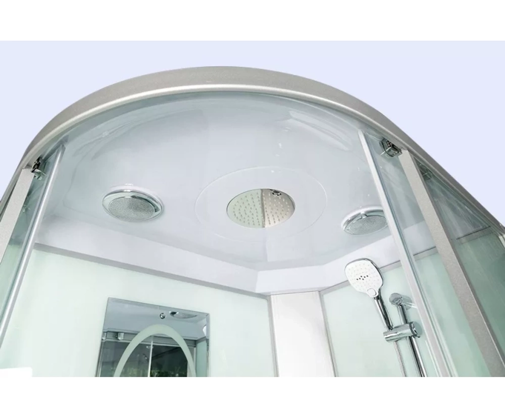 Душевая кабина WeltWasser (ВельтВассер) Halle 1204 R, с высоким поддоном, с электрикой и ГМ, 120x90x217