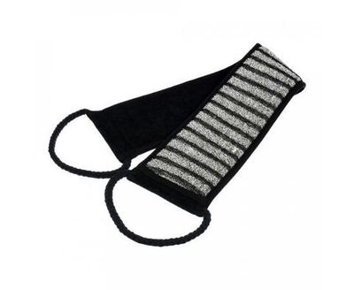 Мочалка Мужская лента, 10х60 см (10х74 см с ручками) Банные штучки 41264