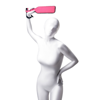 Двустороння шлёпалка с мехом Anonymo Paddle #0009