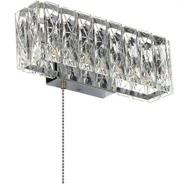 Бра хрустальное с выключателем 6W 3000K CL325312 хром Palant Citilux