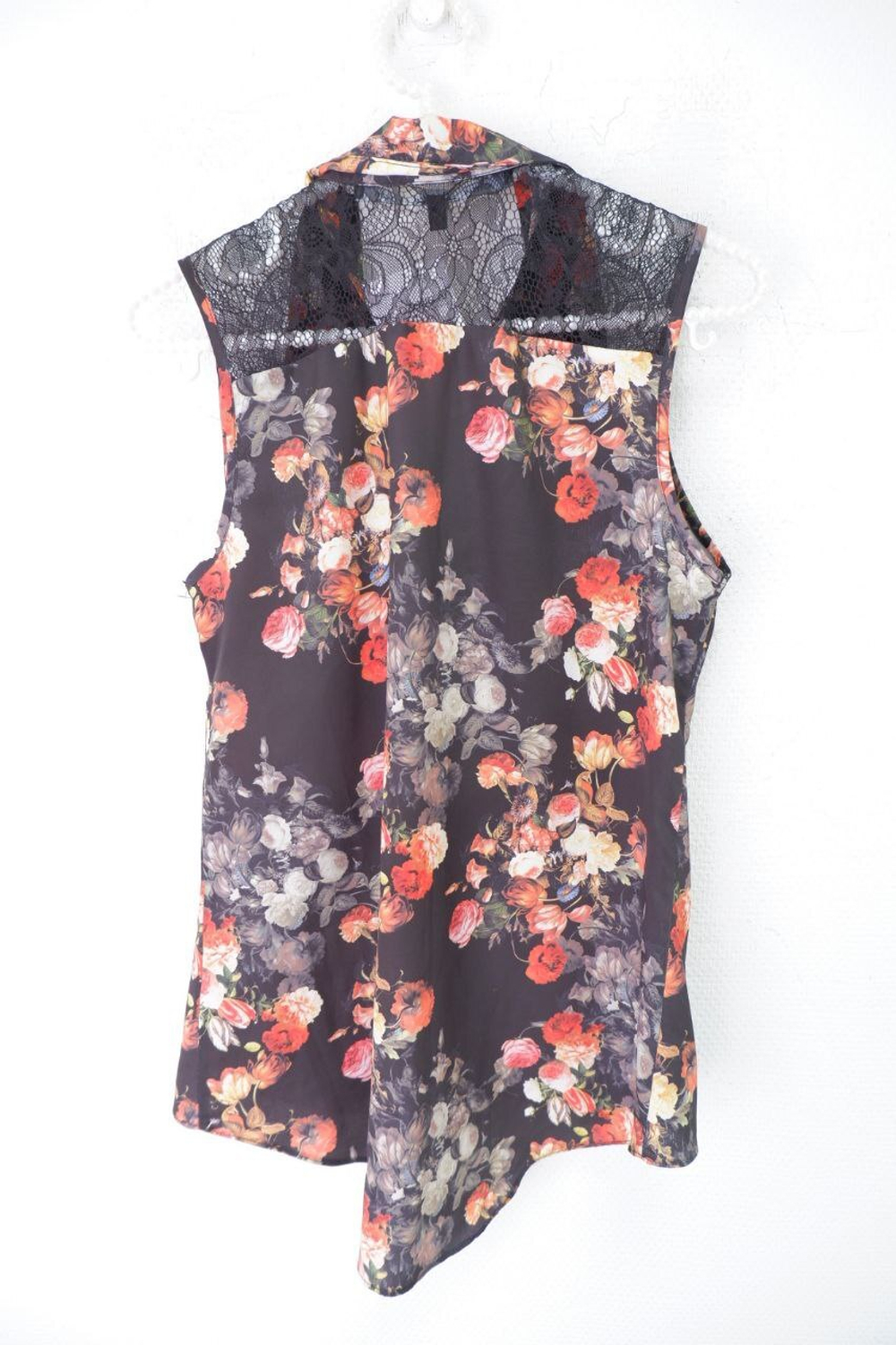 Блуза Oasis с принтом 40 размер