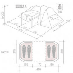 Палатка INDIANA SIERRA 4