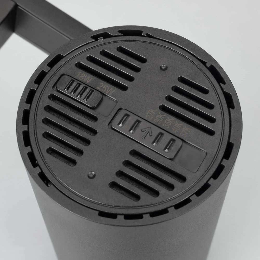 Светильник LGD-URANUS-4TR-R75-18W/25W Warm3500-MIX (BK, 20-50 deg, side holder, 230V) (Arlight, IP20 Металл, 5 лет) 055807