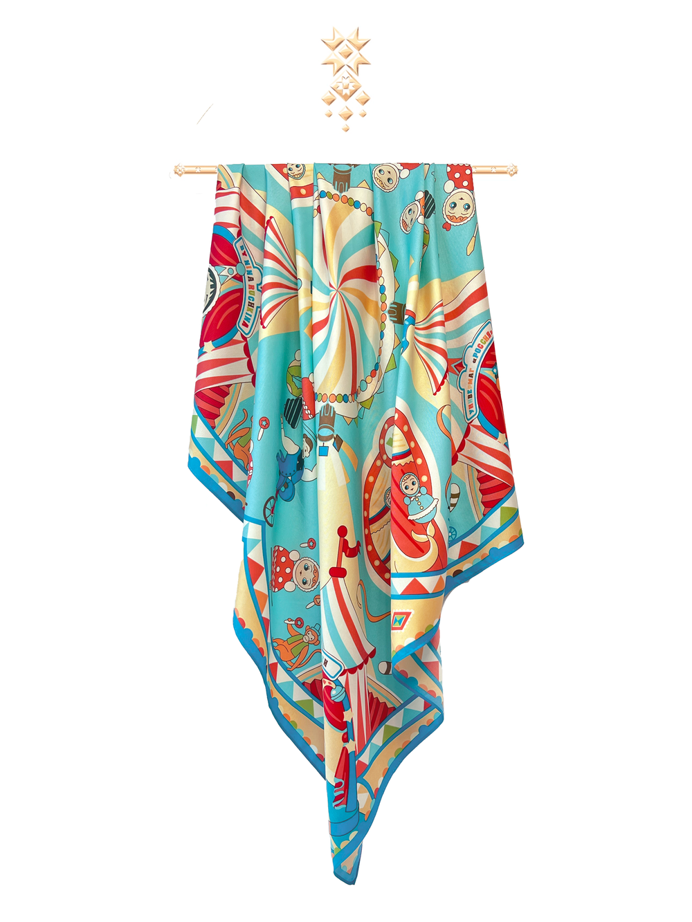 Платок «Русская неваляшка. Праздник»