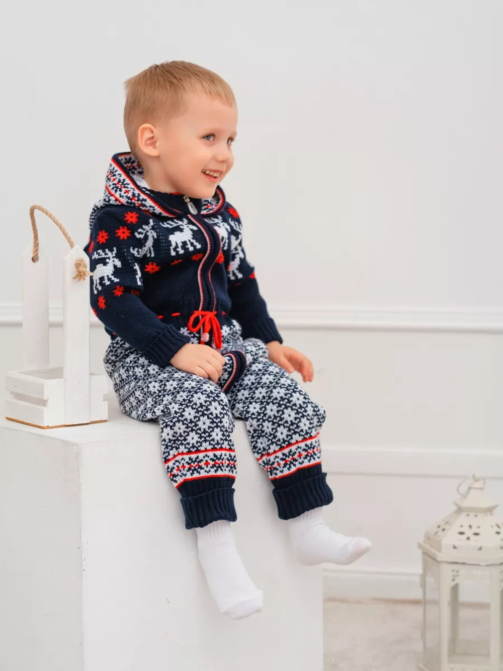 Комбинезон вязаный