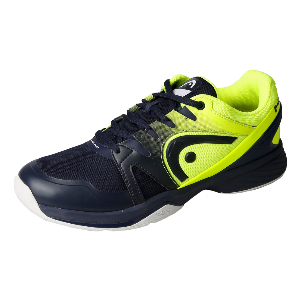 Детские теннисные кроссовки HEAD Prestige Ltd Carpet Shoe Special Edition Kids - Dark Blue, Lemon
