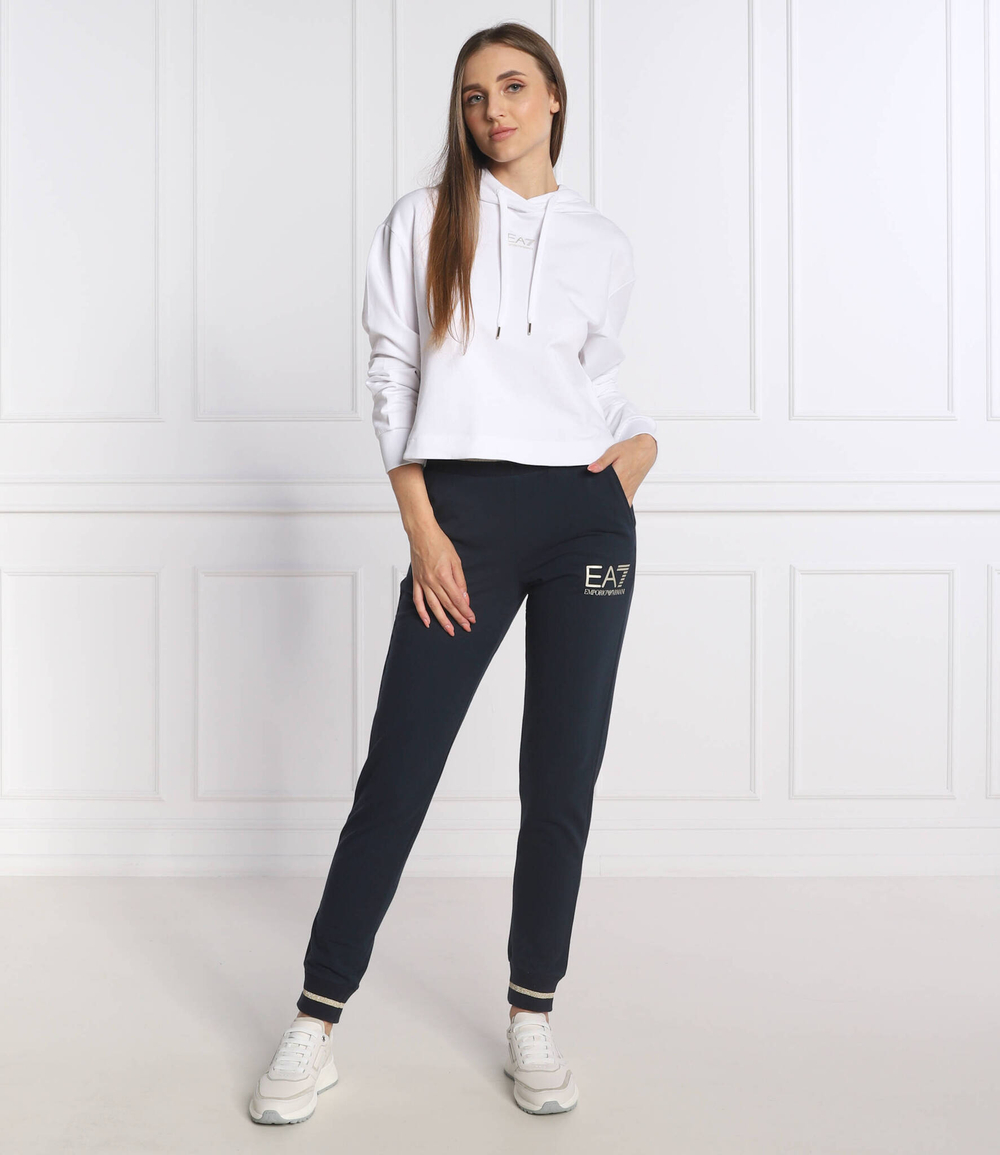 Худи EA7 - белый(6LTM10 TJCQZ)