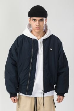 Бомбер Зимний Bomber Wide Navy